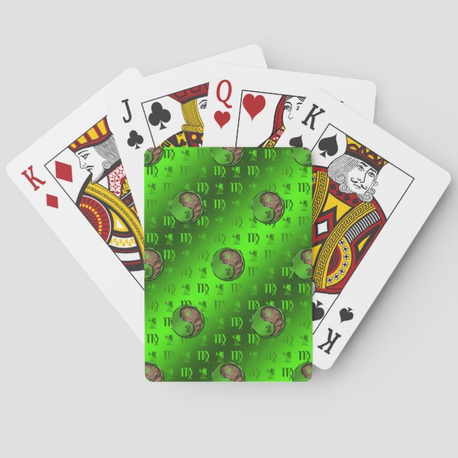 Jungfrau Spielkarten (Rückseite)