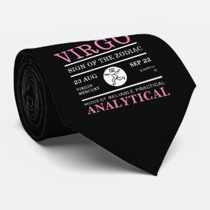 Jungfrau Sternzeichen, Astrologisch Krawatte