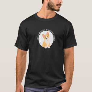 Jungfrau-Sternzeichen Hund Corgi Ästhetik Astrolog T-Shirt