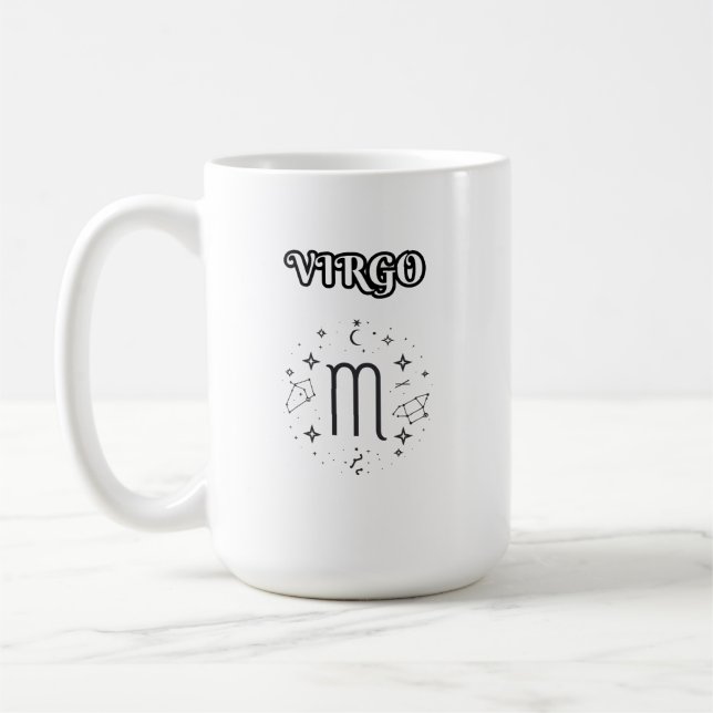 Jungfrau Sternzeichen Kaffeetasse (Links)