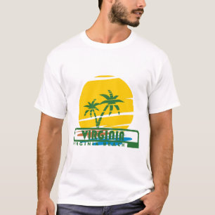 Jungfrau-Strand- virginia T-Shirt