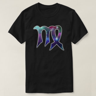 Jungfrau-Symbol-Shirt - Schwarzes T-Shirt