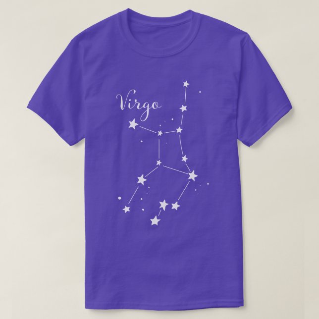 Jungfrau-Tierkreis-Konstellations-T - Shirt (Design vorne)