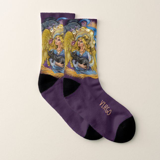 Jungfrau-Tierkreis-Zeichen Socken (Paar)