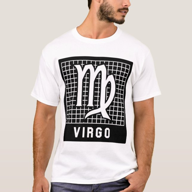 Jungfrau-Tierkreis-Zeichen-T-Shirt T-Shirt (Vorderseite)