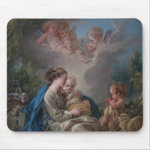 Jungfrau u. Kind mit dem Johannes der Baptist Mousepad