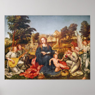 Jungfrau und Engel, 1536-38 Poster