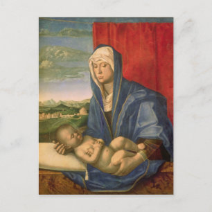 Jungfrau und Kind 3 Postkarte