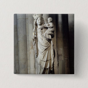 Jungfrau und Kind, bekannt als Notre Damede Paris Button
