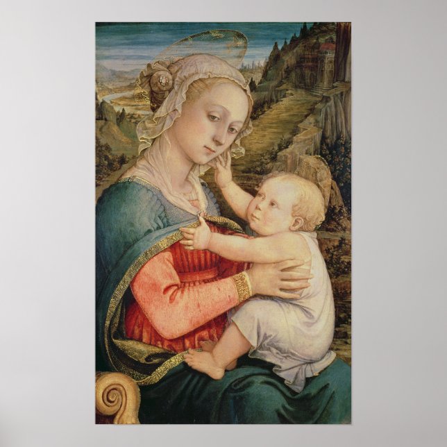 Jungfrau und Kind, c.1465 Poster (Vorne)