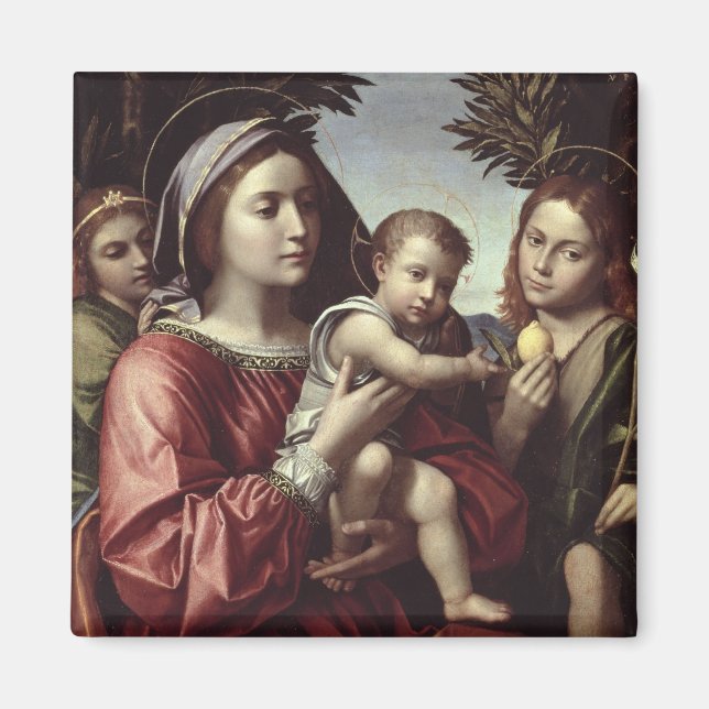 Jungfrau und Kind Magnet (Vorne)