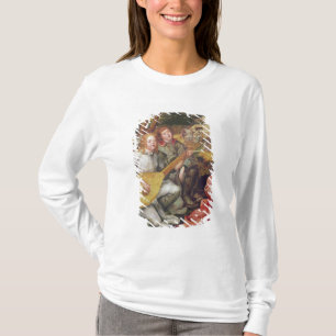 Jungfrau und Kind mit Engeln T-Shirt