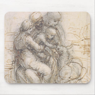 Jungfrau und Kind mit St Anne, c.1501-10 (Stift Mousepad