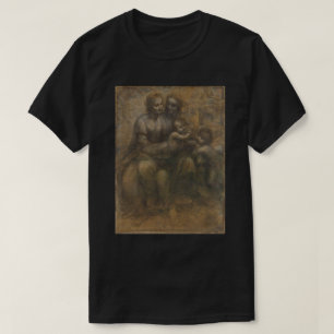 Jungfrau und Kind mit St. Anne von Leonardo da Vin T-Shirt