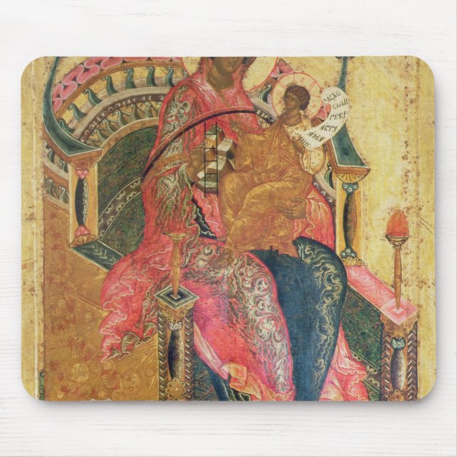 Jungfrau und Kind, Moskau-Schule Mousepad (Vorne)