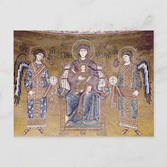 Jungfrau und Kind Postkarte (Vorderseite)