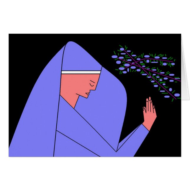 Jungfrau und Lavendel (Vorderseite (Horizontal))