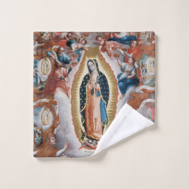 "Jungfrau von Guadalupe" Kunstwaschtuch Waschlappen