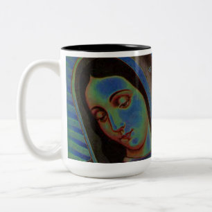 Jungfrau von Guadalupe-Tasse Zweifarbige Tasse