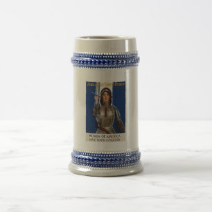 Jungfrau von Orléans französische Heldin, Ritterin Bierglas