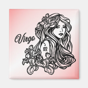 Jungfrau Zodiac Sternzeichen Magnet