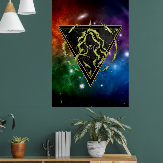 Jungfrau Zodiaque Geschenk Astrologie Poster