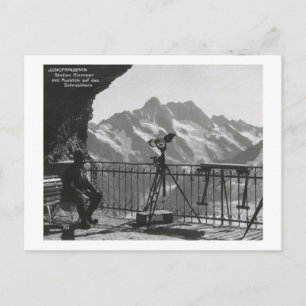 Jungfraubahn, Bahnhof Eismeer, Schweiz Vintag Postkarte