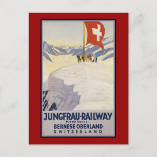 Jungfraubahn Berner Oberland Postkarte