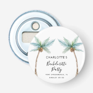 Jungfrauenabschied Accessoires mit Palme am Strand Flaschenöffner