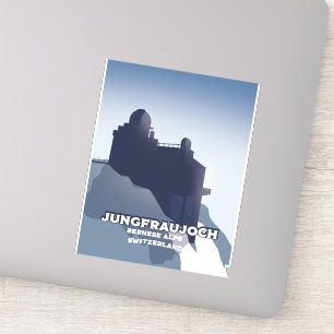 Jungfraujoch, Jungfraujoch Berner Alpen Aufkleber