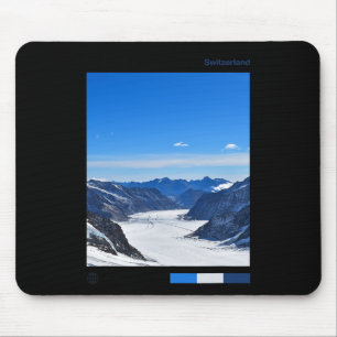 Jungfraujoch Reise Kunst - Schweizer Skifahren Sou Mousepad
