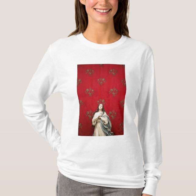 Jungfraustatue in einer Spaccanapoli Kirche, T-Shirt (Vorderseite)