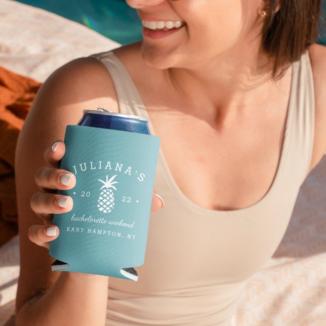 Junggeselinnen-Abschied Ananas | PERSONALISIERT Dosenkühler (Von Creator hochgeladen)