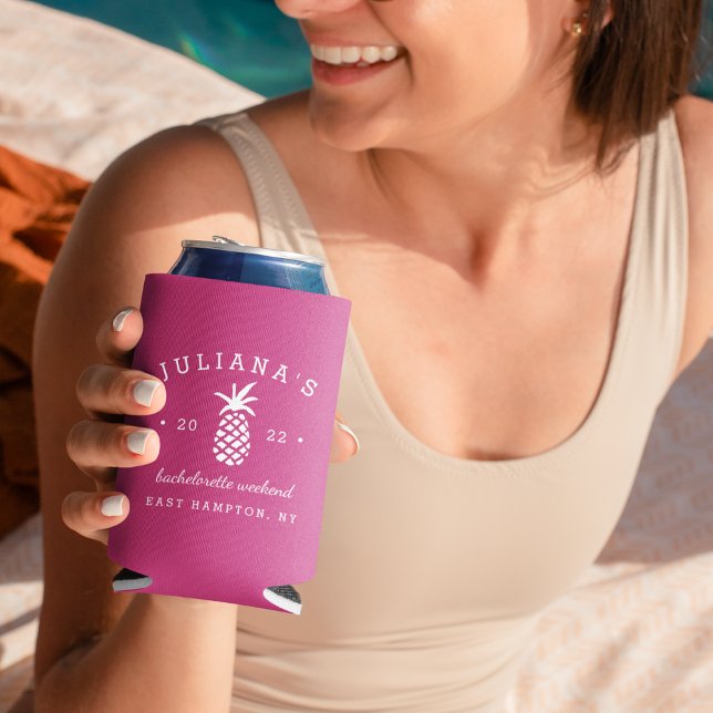 Junggeselinnen-Abschied Ananas | PERSONALISIERT Dosenkühler (Von Creator hochgeladen)