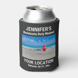 Junggeselinnen-Abschied bevorzugen Tropical Beach  Dosenkühler