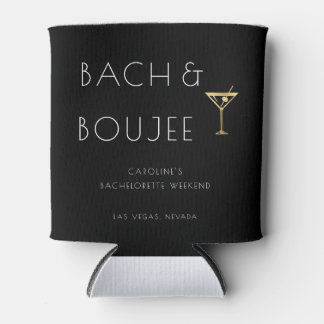 Junggeselinnen-Abschied Black and White Bach und B Dosenkühler