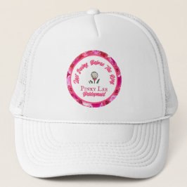 Junggeselinnen-Abschied Brautparty Golf Pink Blüte Truckerkappe