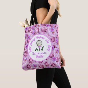 Junggeselinnen-Abschied, Brautparty Lavendel Lila Tasche