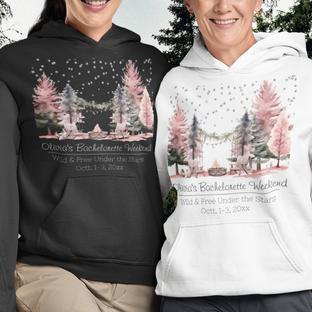Junggeselinnen-Abschied Camping Weekend Hoodie (Von Creator hochgeladen)