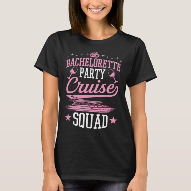 Junggeselinnen-Abschied Cruise Squad Matching Crui T-Shirt (Vorderseite)