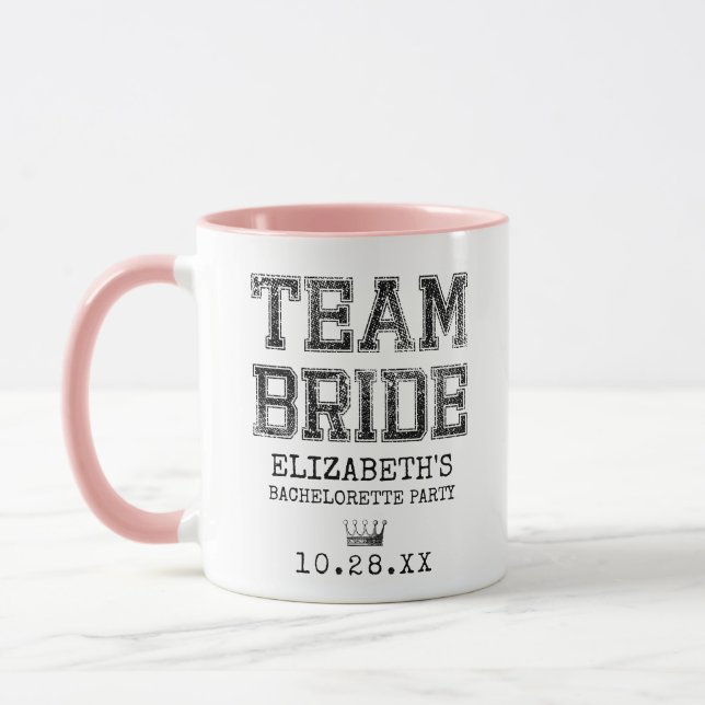 Junggeselinnen-Abschied des Kollegiums Tasse (Links)