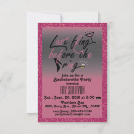 Junggeselinnen-Abschied Einladung
