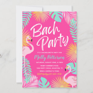 Junggeselinnen-Abschied Einladung   Bachelorette P