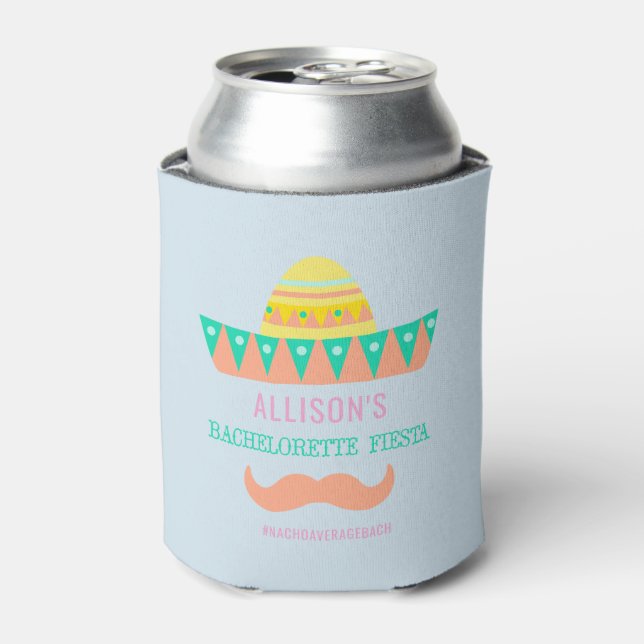 Junggeselinnen-Abschied Favor Fiesta Can Cooler Dosenkühler (Kanne Vorderseite)