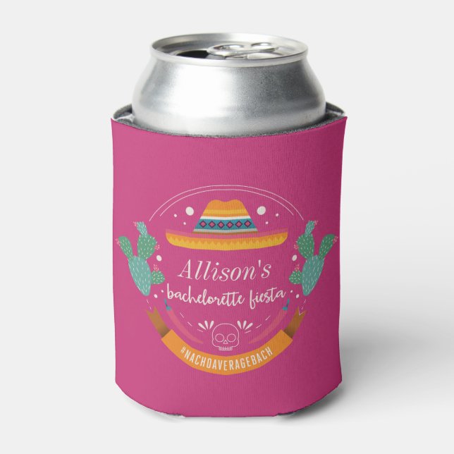Junggeselinnen-Abschied Favor Fiesta Can Cooler Dosenkühler (Kanne Vorderseite)