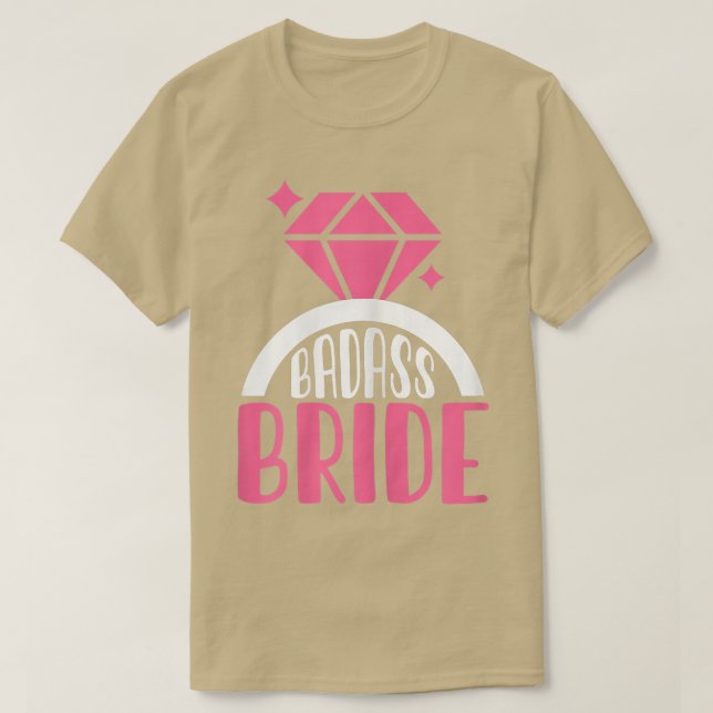 Junggeselinnen-Abschied Funny Bride Frauenbride T-Shirt (Design vorne)