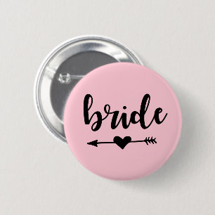 Junggeselinnen-Abschied für die Rosa Braut Button