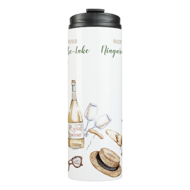 Junggeselinnen-Abschied für die Weinkellerei Thermosbecher (Vorderseite)