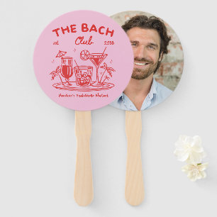 Junggeselinnen-Abschied Game Grooms Face Hand Fan Fächer