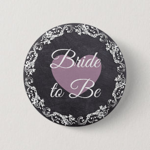 Junggeselinnen-Abschied im Stile eines Chalkboards Button